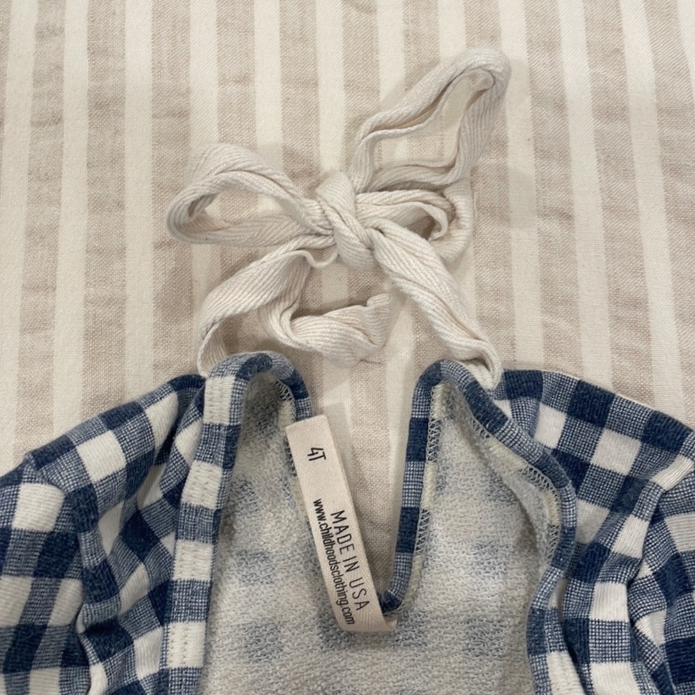 Childhoods- navy plaid ribbon dress
Size 4T - Picture 3 of 4